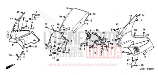 CAPOT CB500S2 de 2002